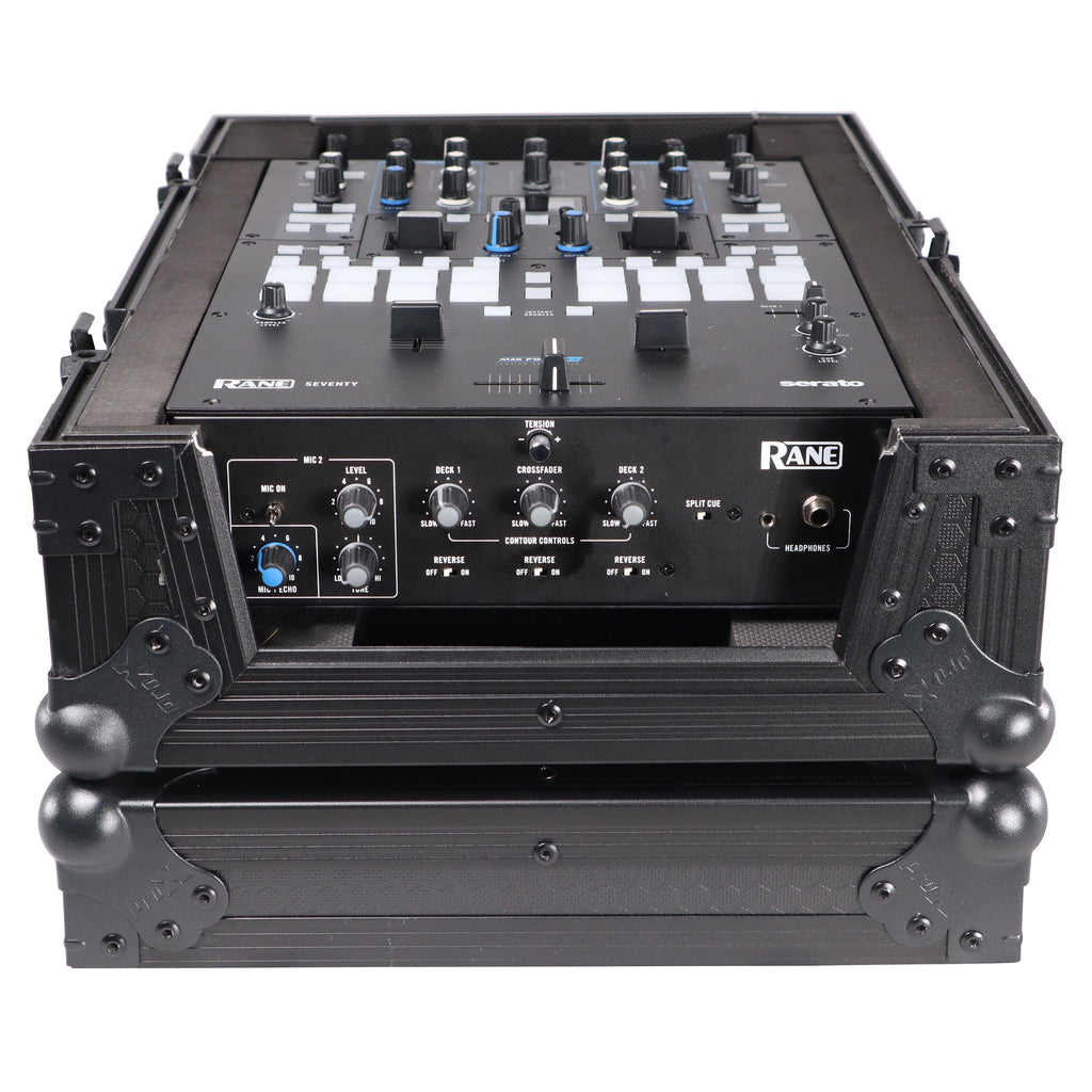 Flight Case for Rane Seventy-Two 72 and Rane Seventy   DJ Mixer | Black on Black