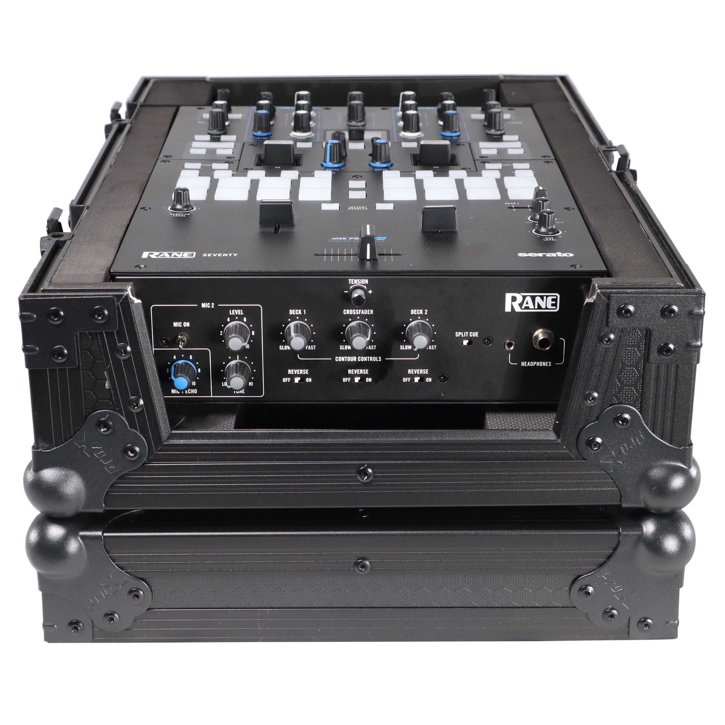 Flight Case for Rane Seventy-Two 72 and Rane Seventy   DJ Mixer | Black on Black