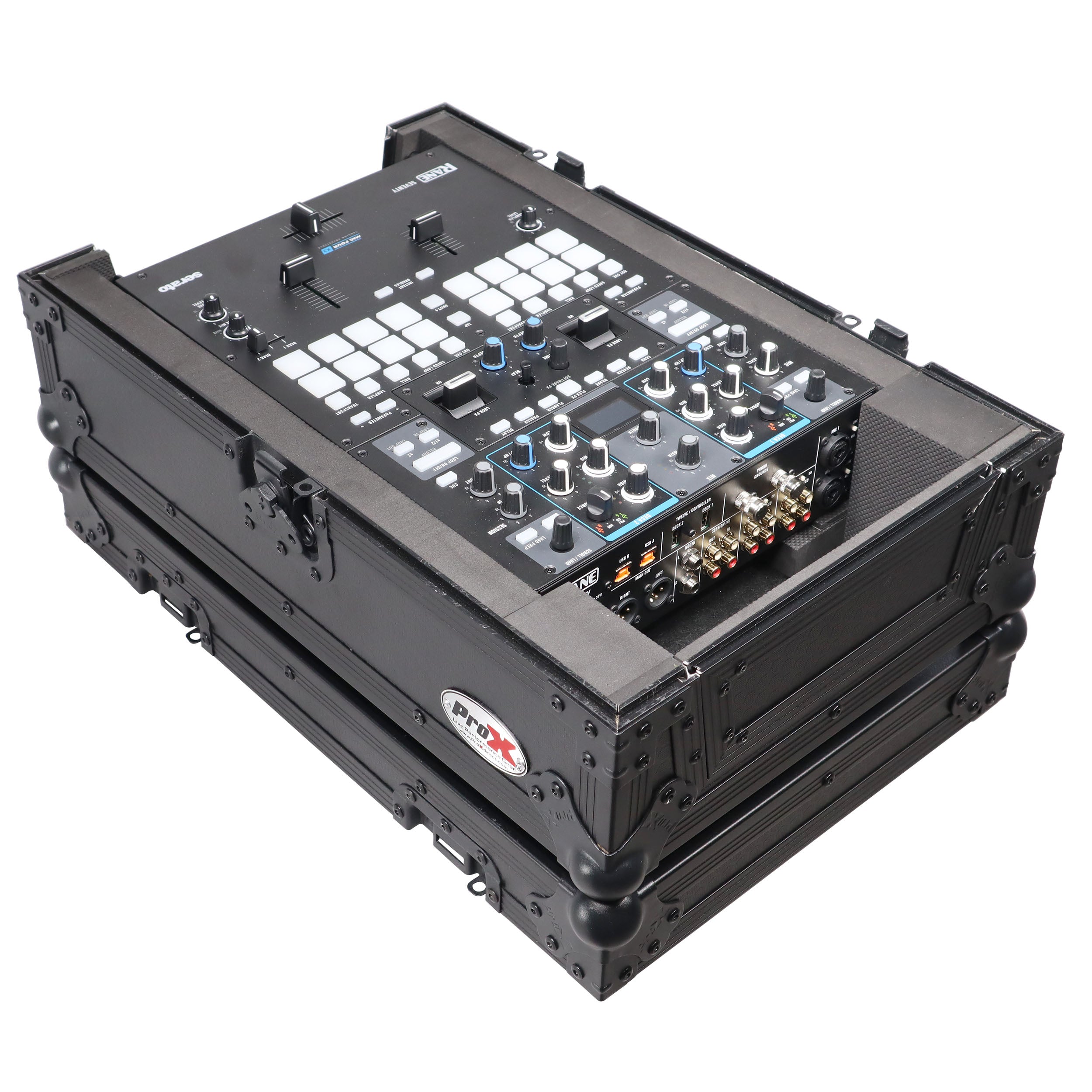 Flight Case for Rane Seventy-Two 72 and Rane Seventy   DJ Mixer | Black on Black