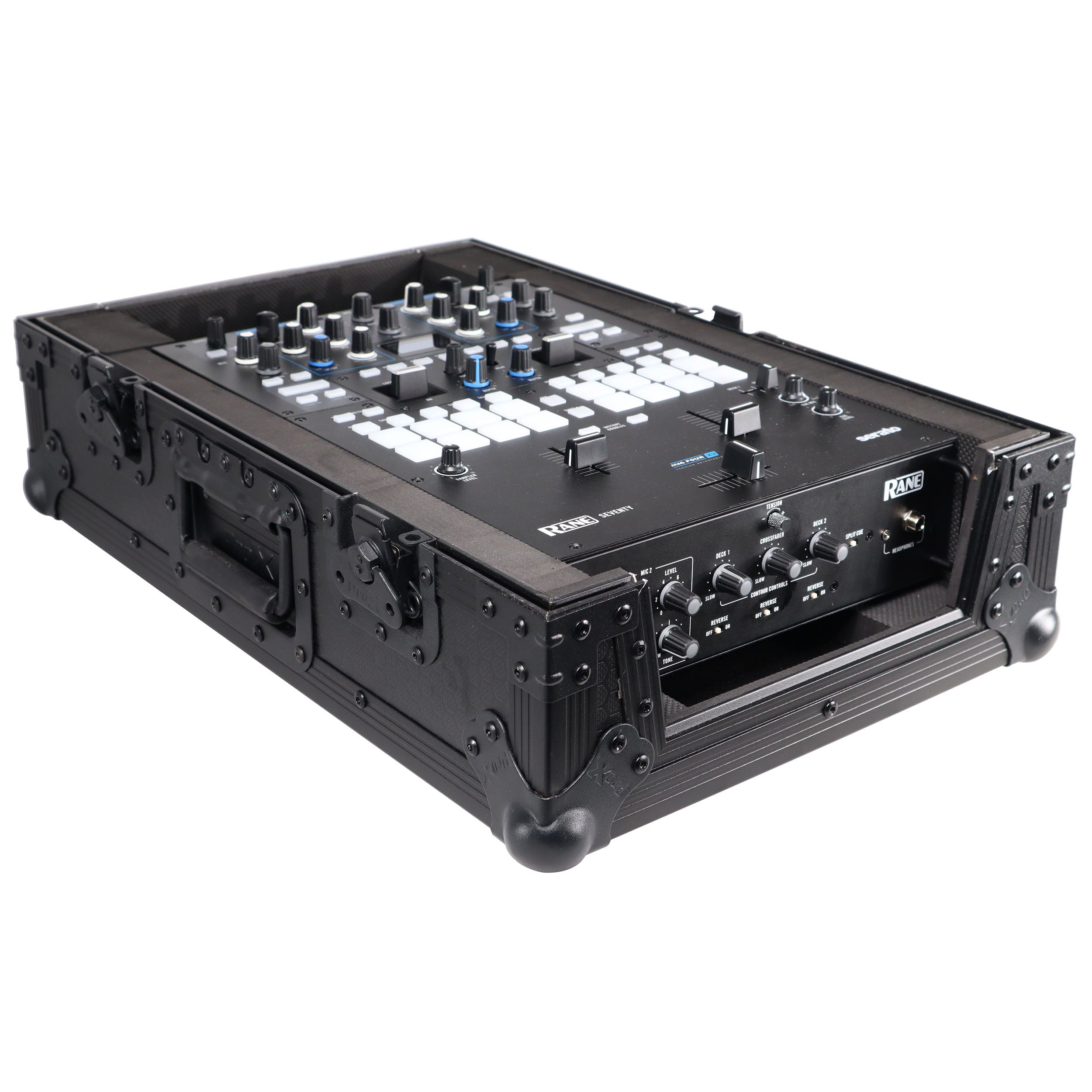 Flight Case for Rane Seventy-Two 72 and Rane Seventy   DJ Mixer | Black on Black