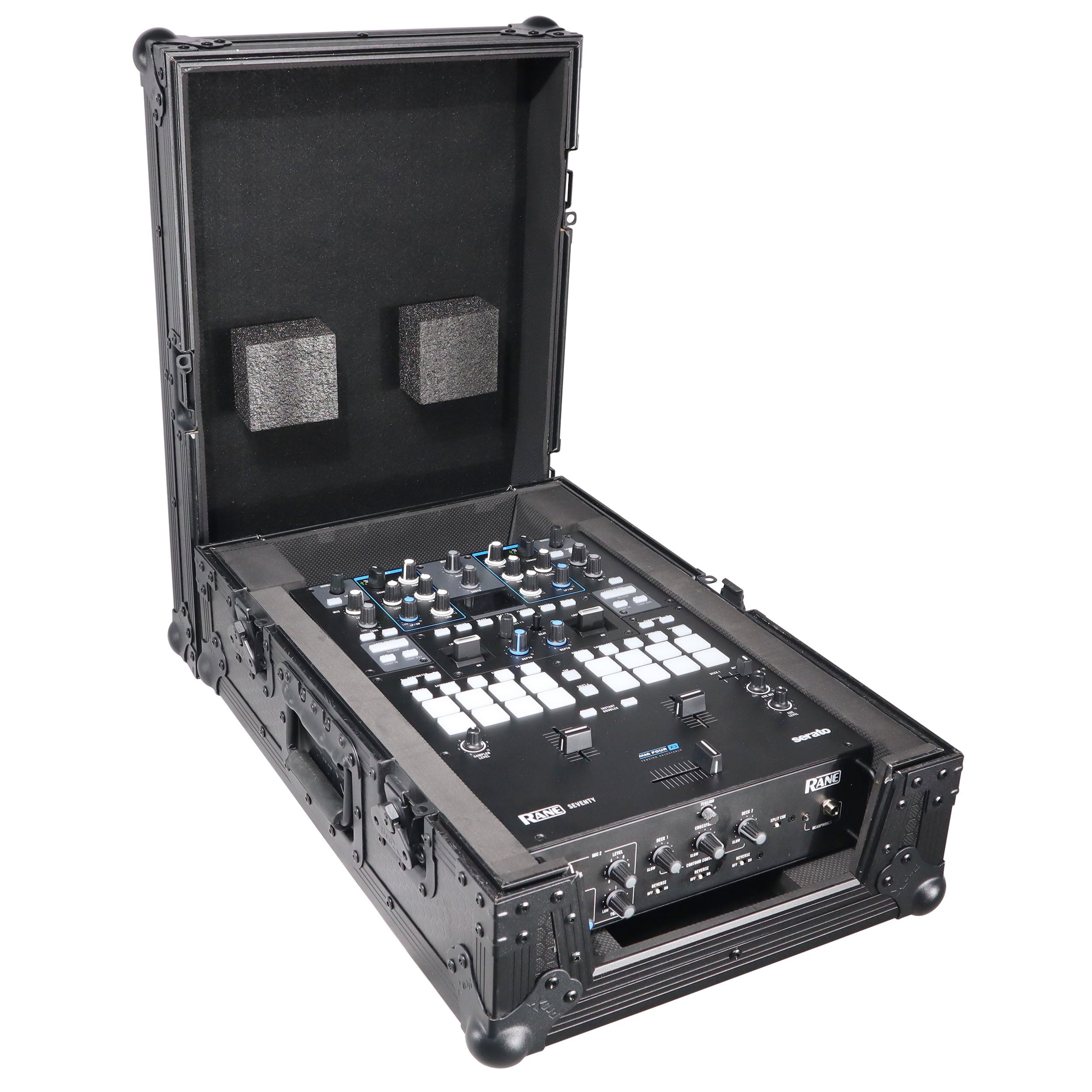 Flight Case for Rane Seventy-Two 72 and Rane Seventy   DJ Mixer | Black on Black