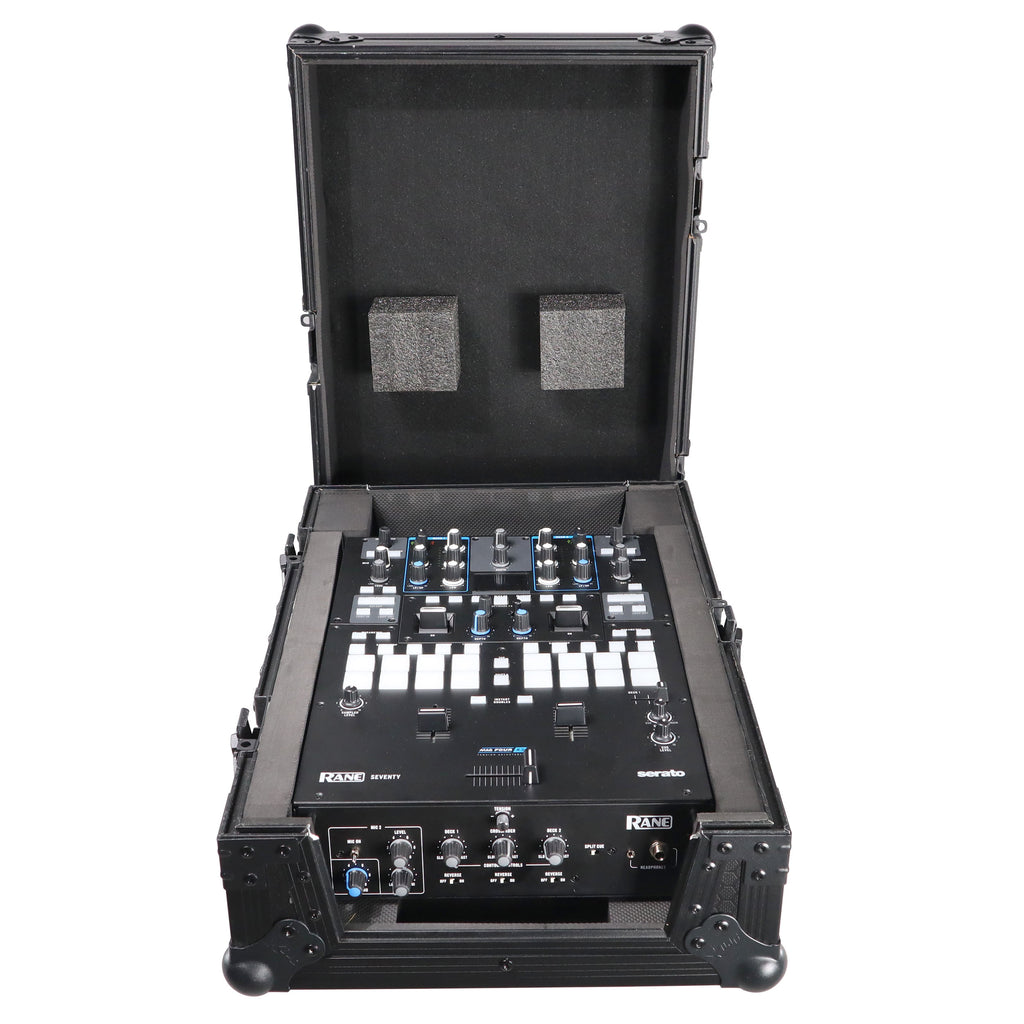 Flight Case for Rane Seventy-Two 72 and Rane Seventy   DJ Mixer | Black on Black
