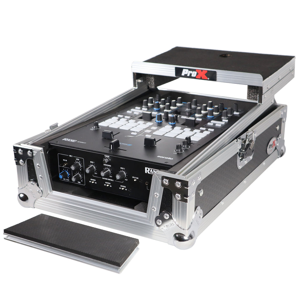 11" DJ Mixer Road Case W/Laptop Shelf for Rane Seventy-Two 72 and Rane Seventy