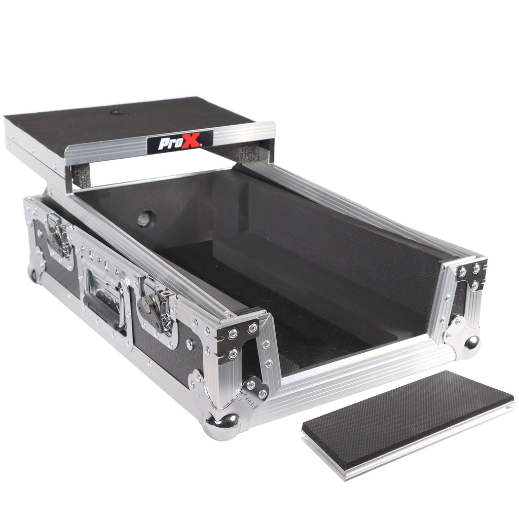 11" DJ Mixer Road Case W/Laptop Shelf for Rane Seventy-Two 72 and Rane Seventy