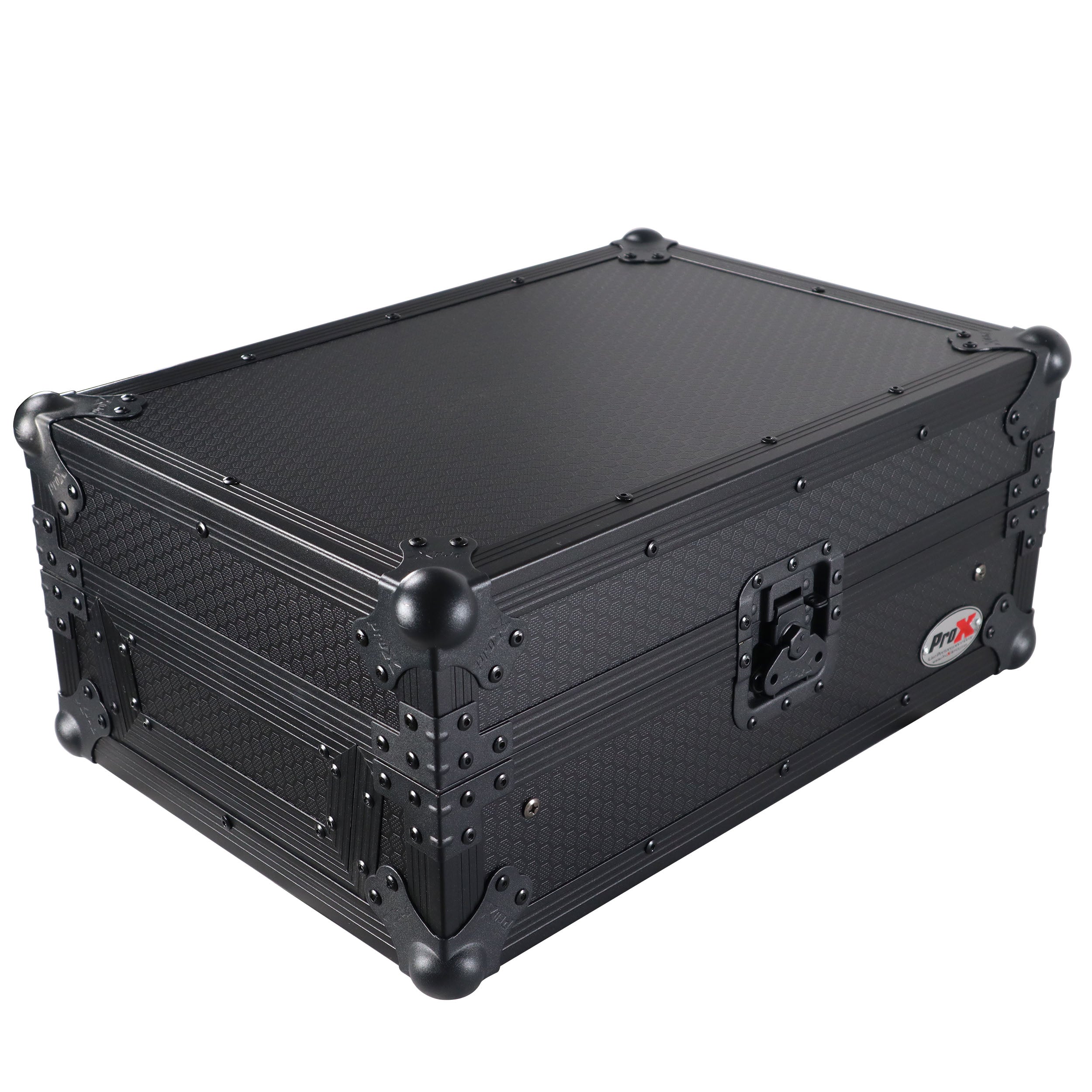 11" DJ Mixer Road Case W/Laptop Shelf for Rane Seventy-Two 72 and Rane Seventy (Black on Black)