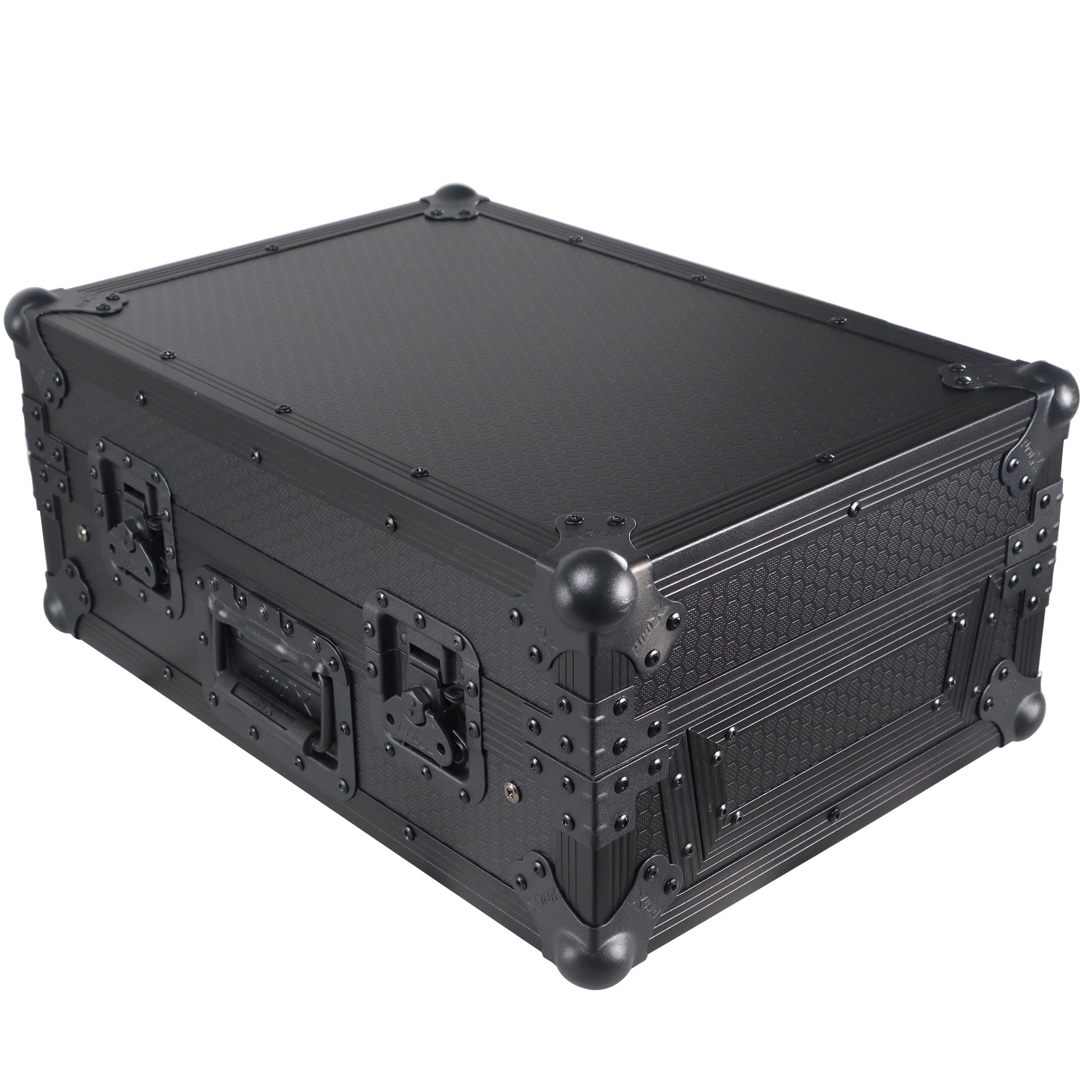 11" DJ Mixer Road Case W/Laptop Shelf for Rane Seventy-Two 72 and Rane Seventy (Black on Black)