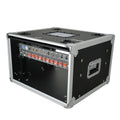 6U Vertical Shockmount Rack Case 14" Depth with Dual Top Sliding Slam Doors