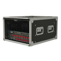 6U Vertical Shockmount Rack Case 20" Depth with Dual Top Sliding Slam Doors