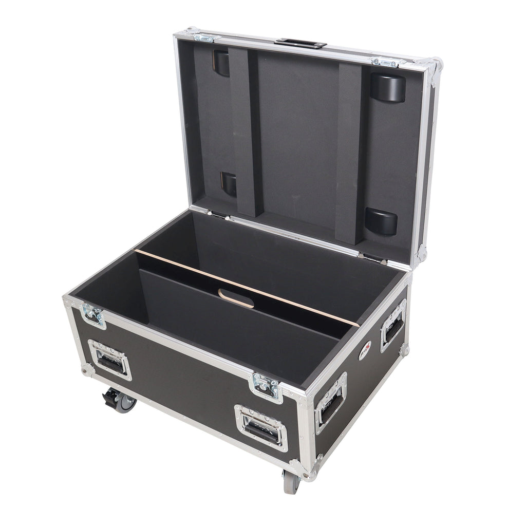 Universal ATA Dual Speaker Flight Case for 2x RCF NXL14 and similar sizes 12" H x 10" D x 30" W