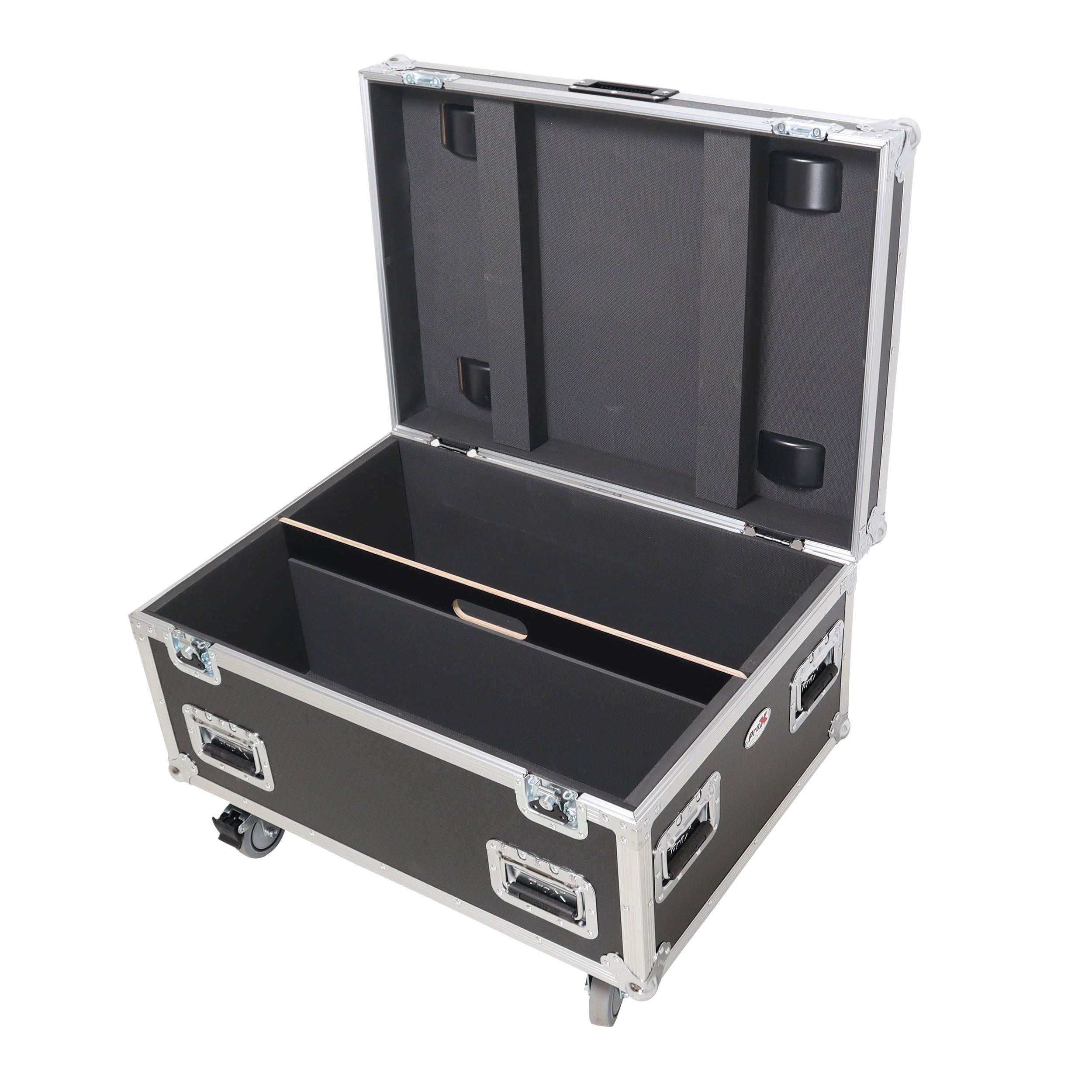 Universal ATA Dual Speaker Flight Case for 2x RCF NXL14 and similar sizes 12" H x 10" D x 30" W