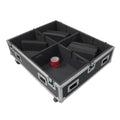 Universal Dual Speaker Flight Case Fits (4) 26x20x15 inch