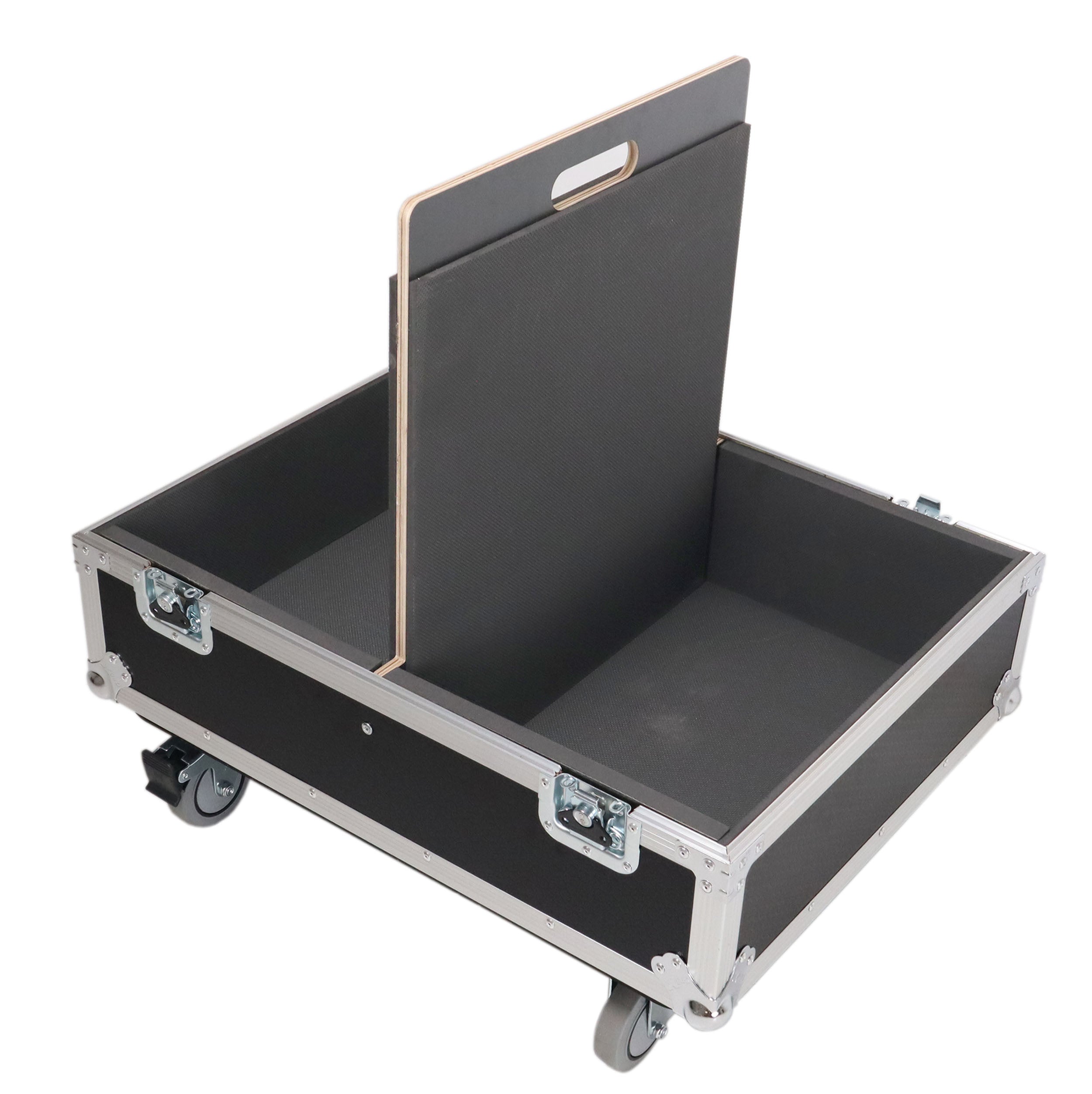 Universal Dual Speaker Flight Case Fits (2) 25x20x13 inch - JBL Eon one and simillar