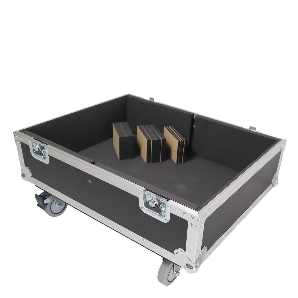 Universal Dual Speaker Flight Case Fits (2) 25x20x13 inch - JBL Eon one and simillar