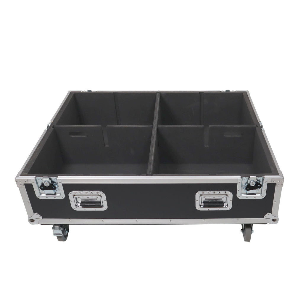 Universal Dual Speaker Flight Case Fits (4) 26x20x15 inch