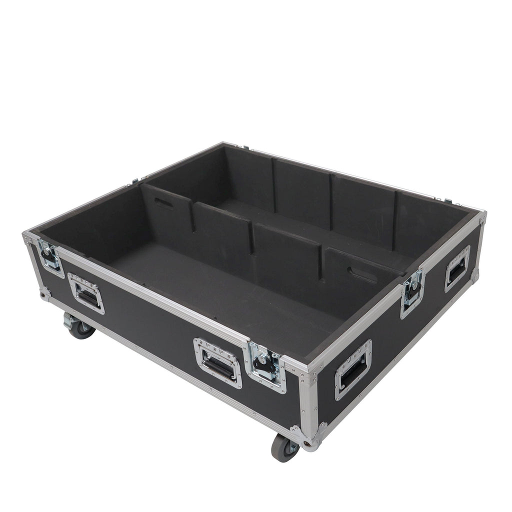 Universal Dual Speaker Flight Case Fits (4) 26x20x15 inch