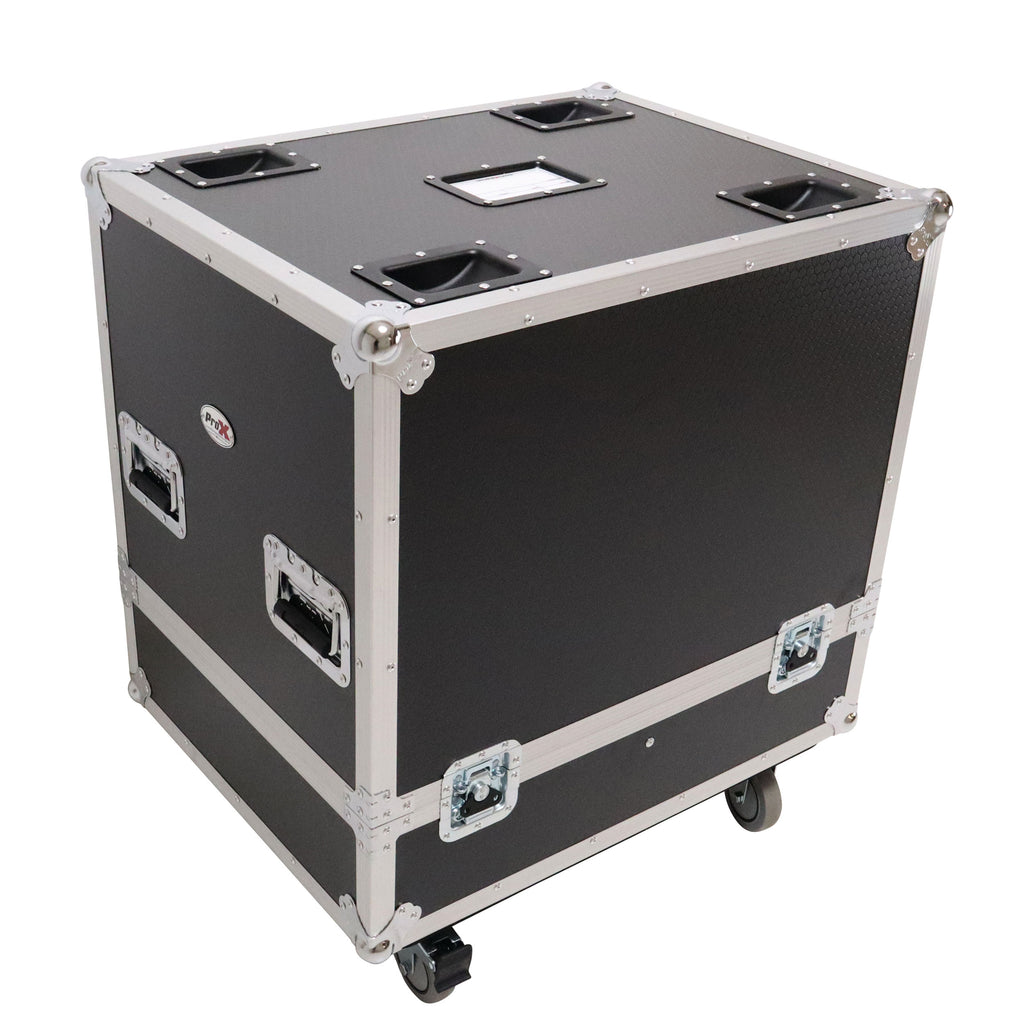 Universal Dual Speaker Flight Case Fits (2) 25x20x13 inch - JBL Eon one and simillar