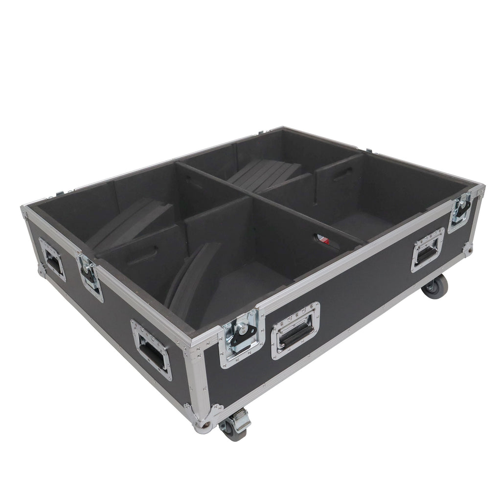 Universal Dual Speaker Flight Case Fits (4) 26x20x15 inch