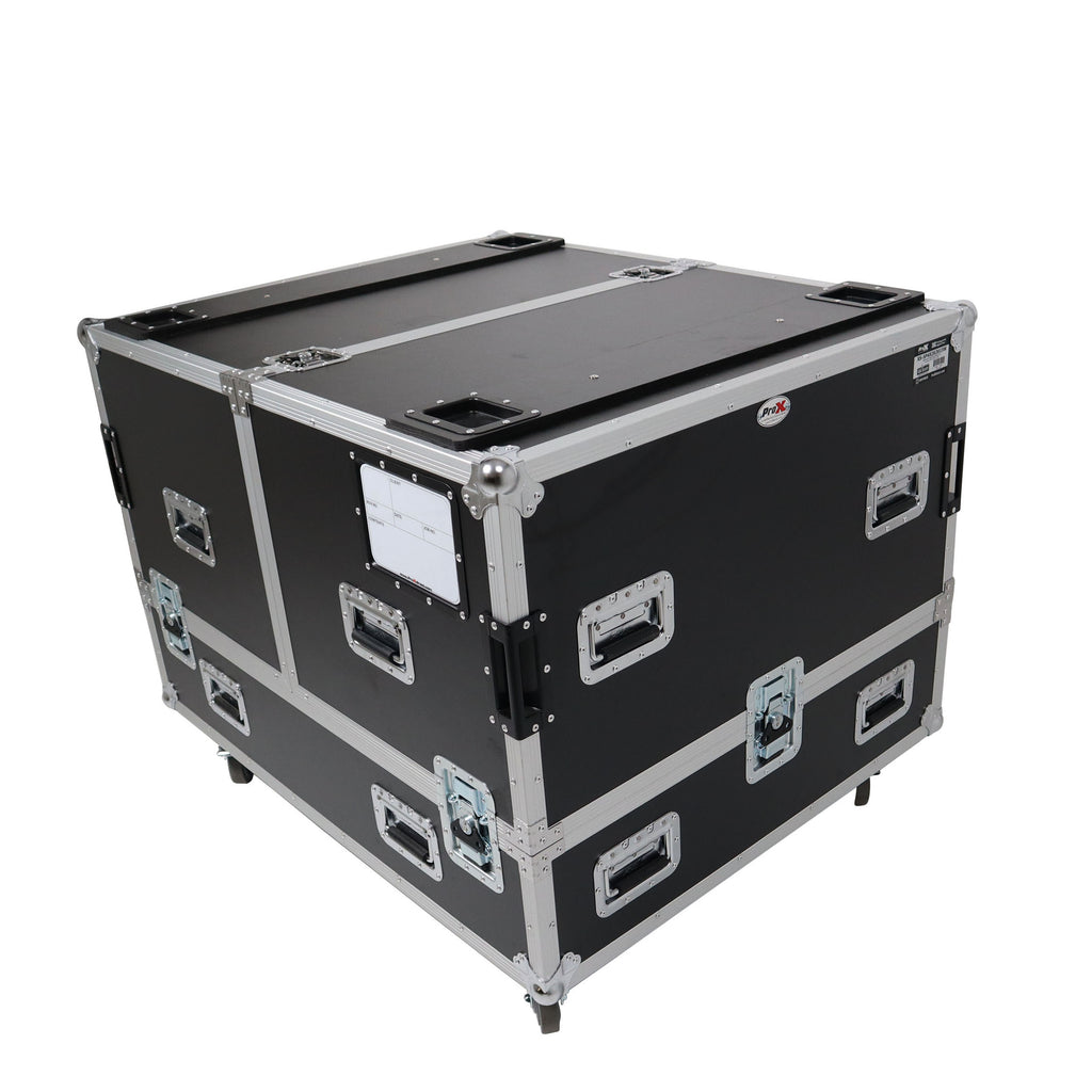 Universal Dual Speaker Flight Case Fits (4) 26x20x15 inch