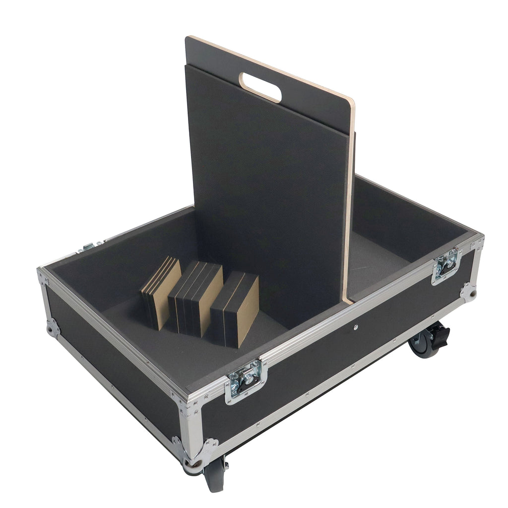 ATA Dual Speaker Flight Case For QSC KC12 Sub 26H x15Wx19L in.