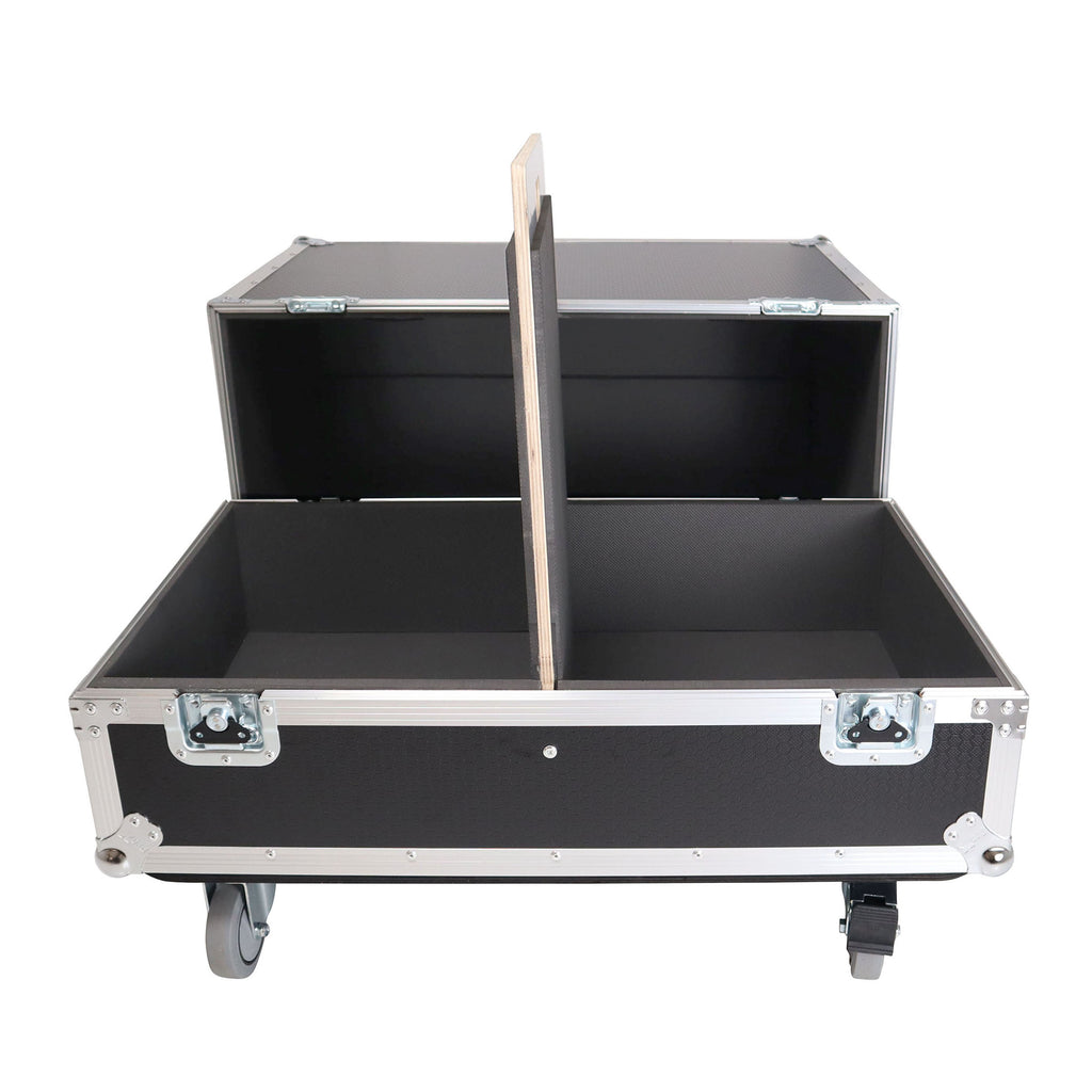 ATA Dual Speaker Flight Case For QSC KC12 Sub 26H x15Wx19L in.