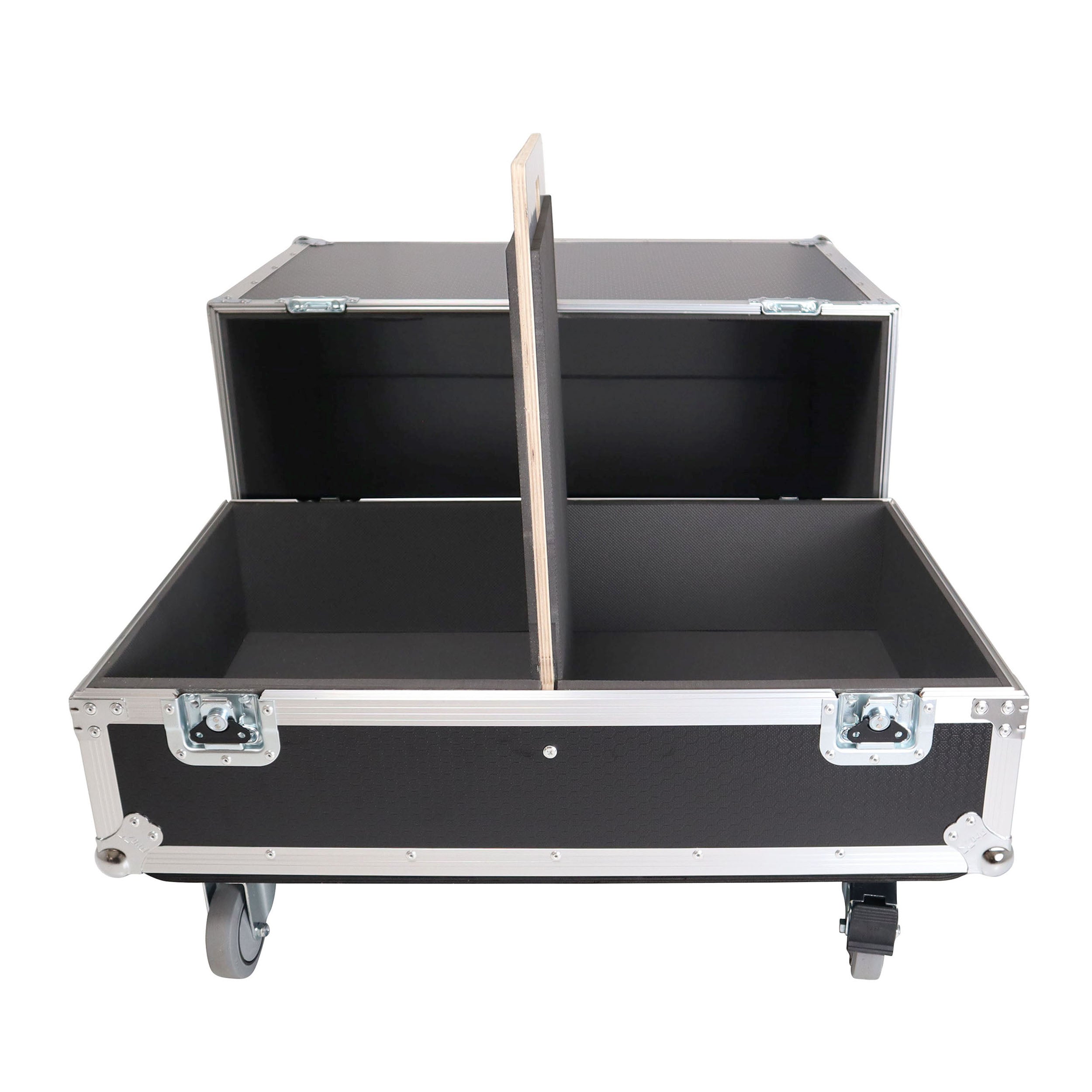 ATA Dual Speaker Flight Case For QSC KC12 Sub 26H x15Wx19L in.