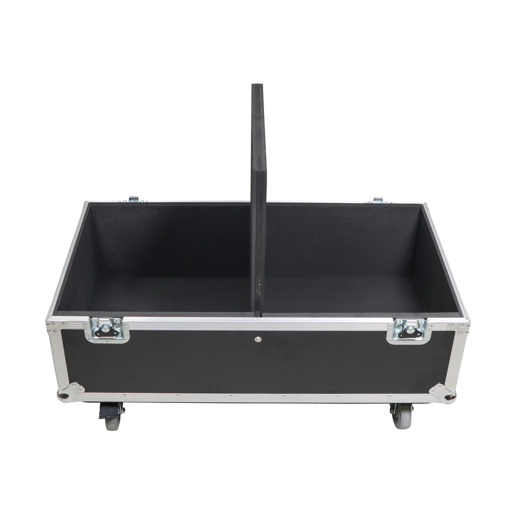 ATA Dual Speaker Flight Case For QSC KW152/RCF TTL 4-A Speakers - 33H x18Wx16L in.