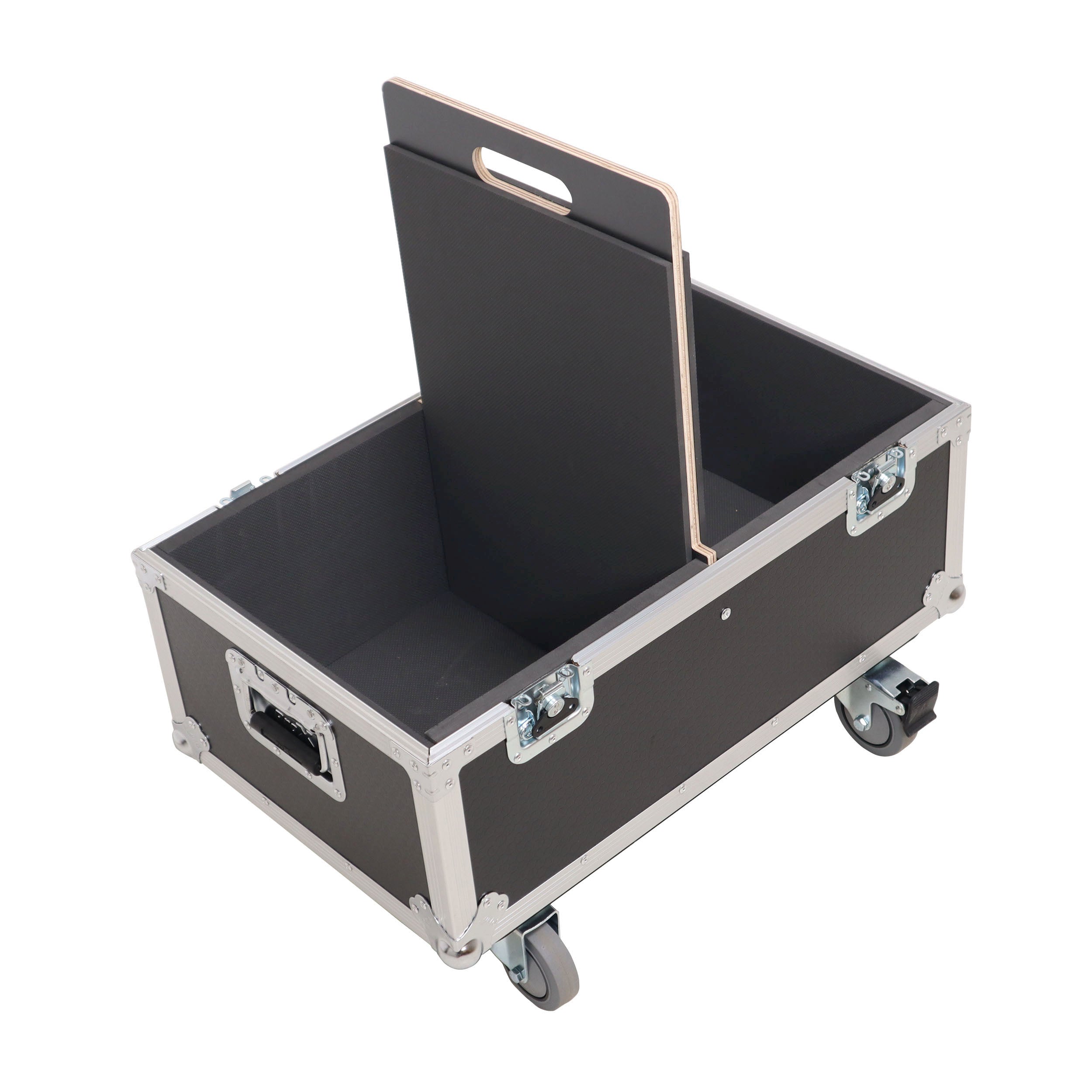 Universal ATA Dual Speaker Flight Case for 2x RCF TTL4 and similar sizes 33"Hx15"Wx12.50"D