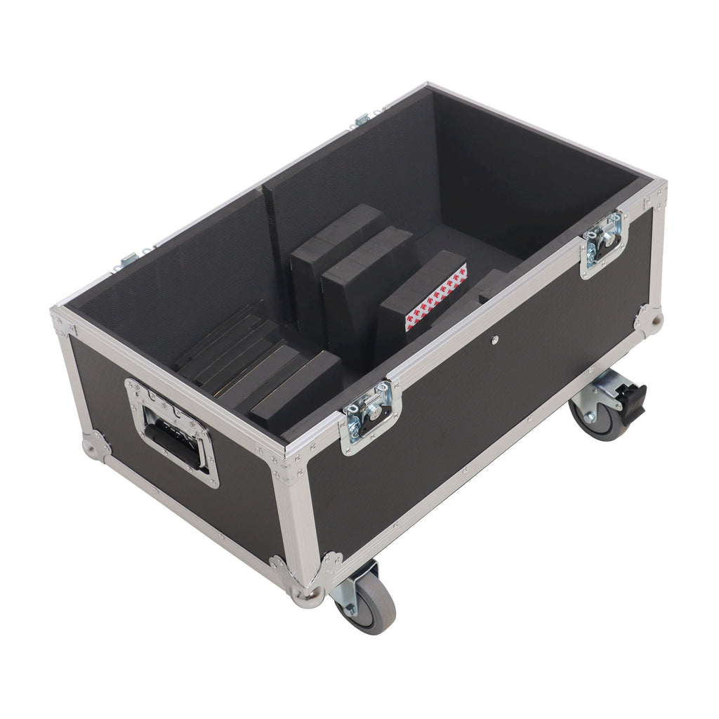 Universal ATA Dual Speaker Flight Case for 2x RCF TTL4 and similar sizes 33"Hx15"Wx12.50"D