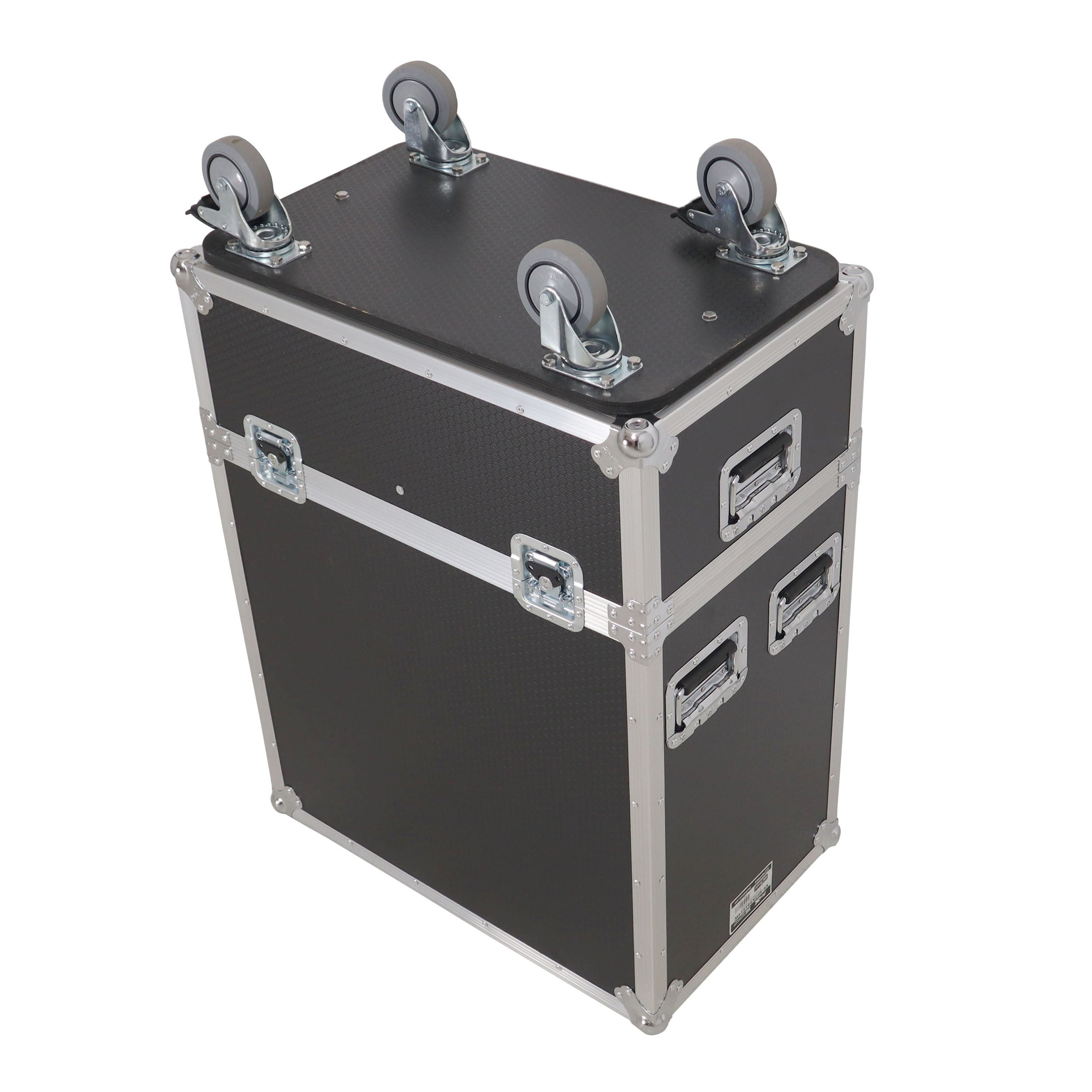 Universal ATA Dual Speaker Flight Case for 2x RCF TTL4 and similar sizes 33"Hx15"Wx12.50"D
