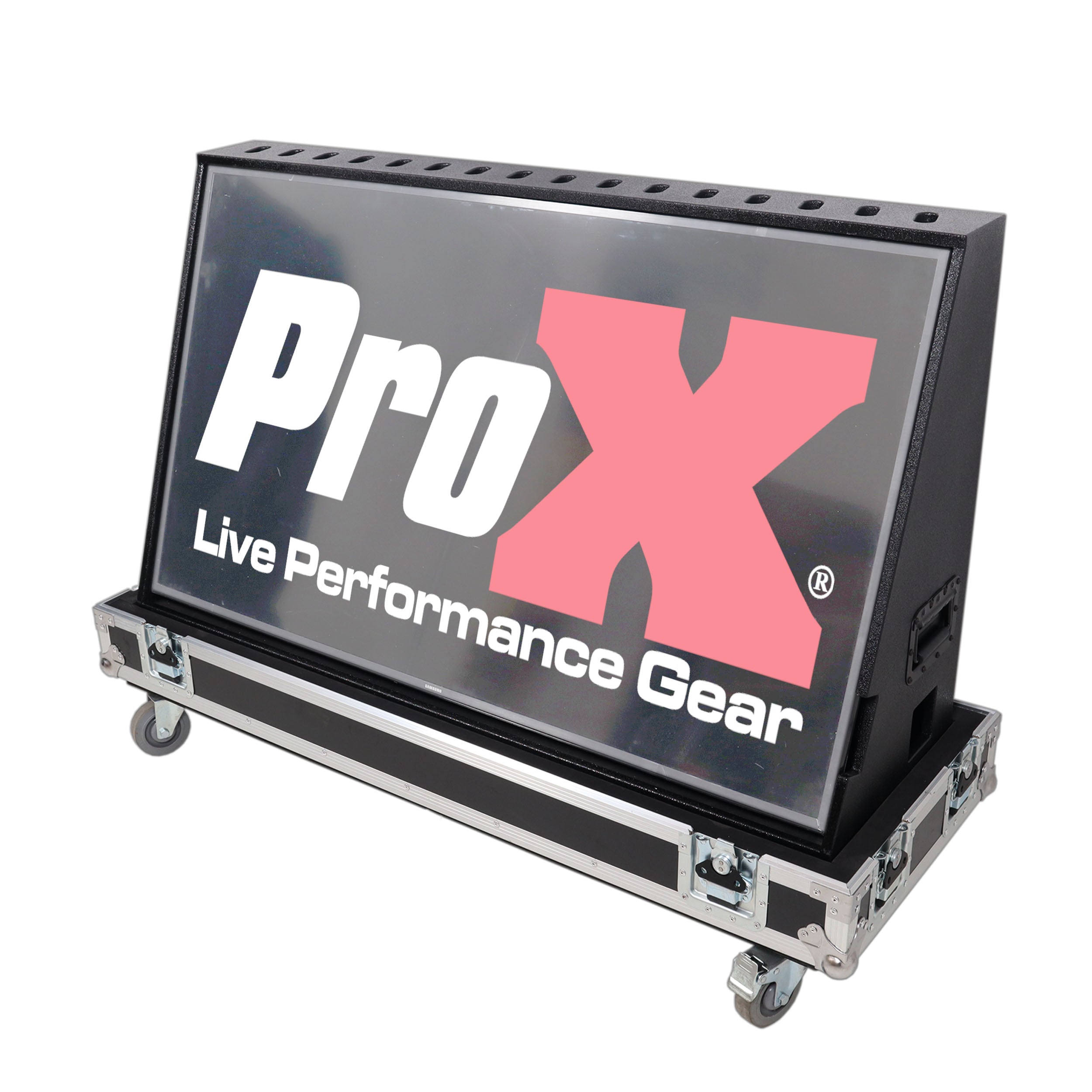 55" LED Floor Monitor with 4x 4" Wheels