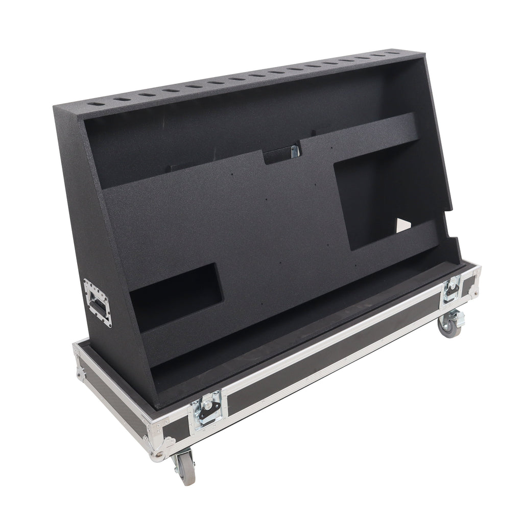 55" LED Floor Monitor with 4x 4" Wheels