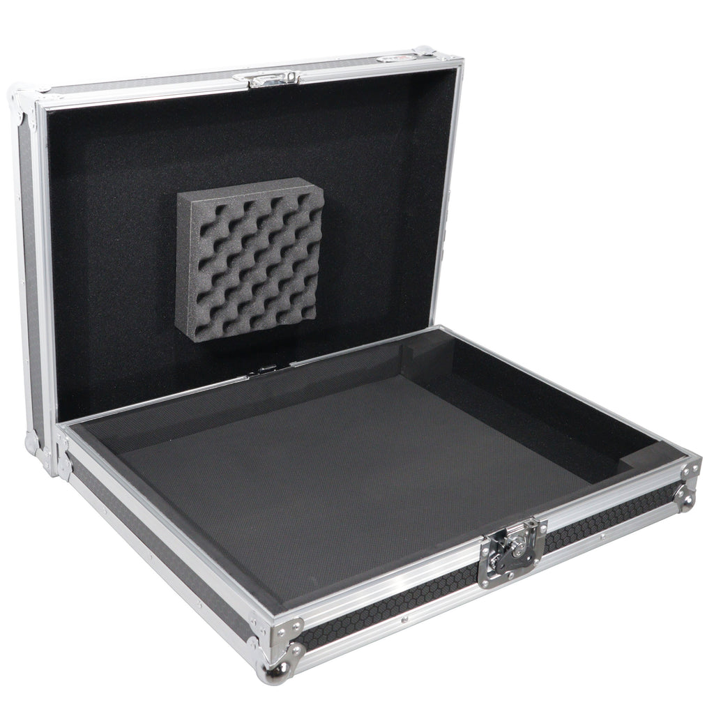 Universal Flight Style Digital Audio Mixer Console Road Case with Diced Foam – Fits up to 18" x 21" Mixers
