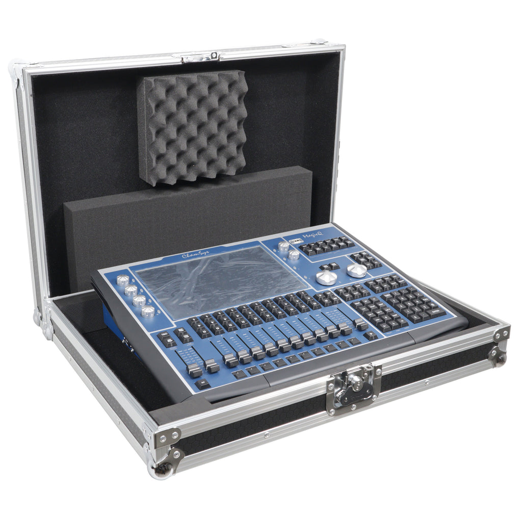 Universal Flight Style Digital Audio Mixer Console Road Case with Diced Foam – Fits up to 18" x 21" Mixers