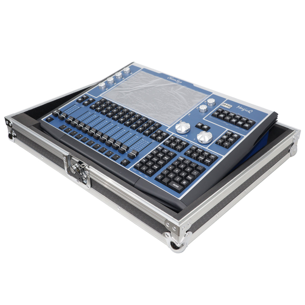 Universal Flight Style Digital Audio Mixer Console Road Case with Diced Foam – Fits up to 18" x 21" Mixers