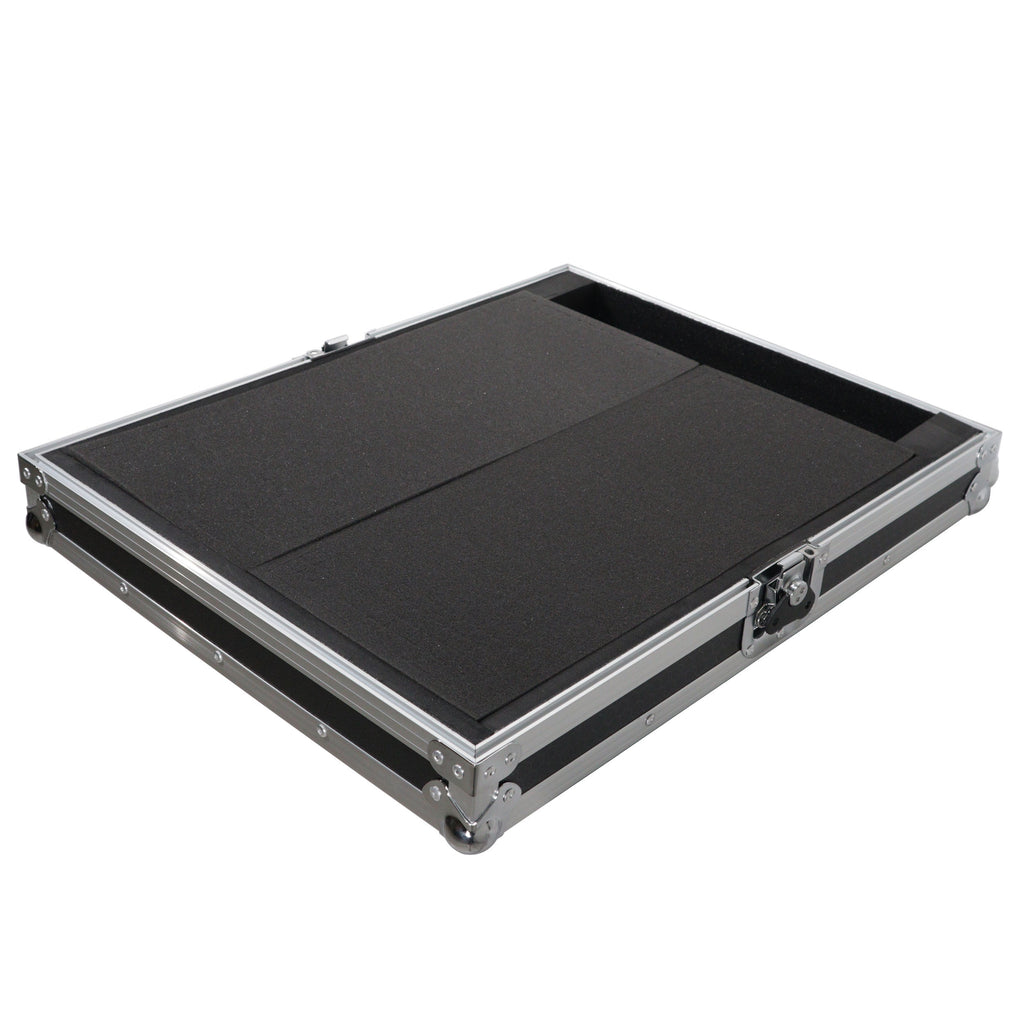 Universal Flight Style Digital Audio Mixer Console Road Case with Diced Foam – Fits up to 18" x 21" Mixers