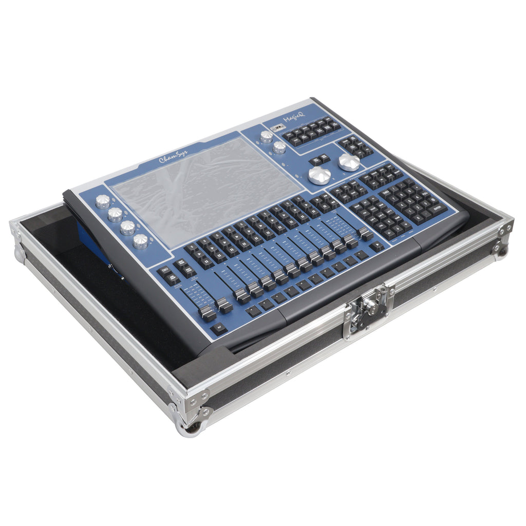 Universal Flight Style Digital Audio Mixer Console Road Case with Diced Foam – Fits up to 18" x 21" Mixers