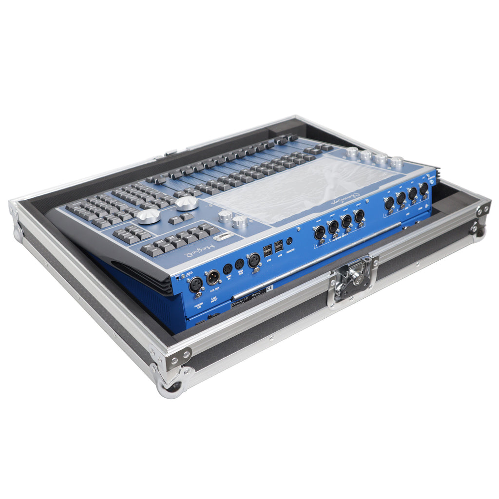 Universal Flight Style Digital Audio Mixer Console Road Case with Diced Foam – Fits up to 18" x 21" Mixers