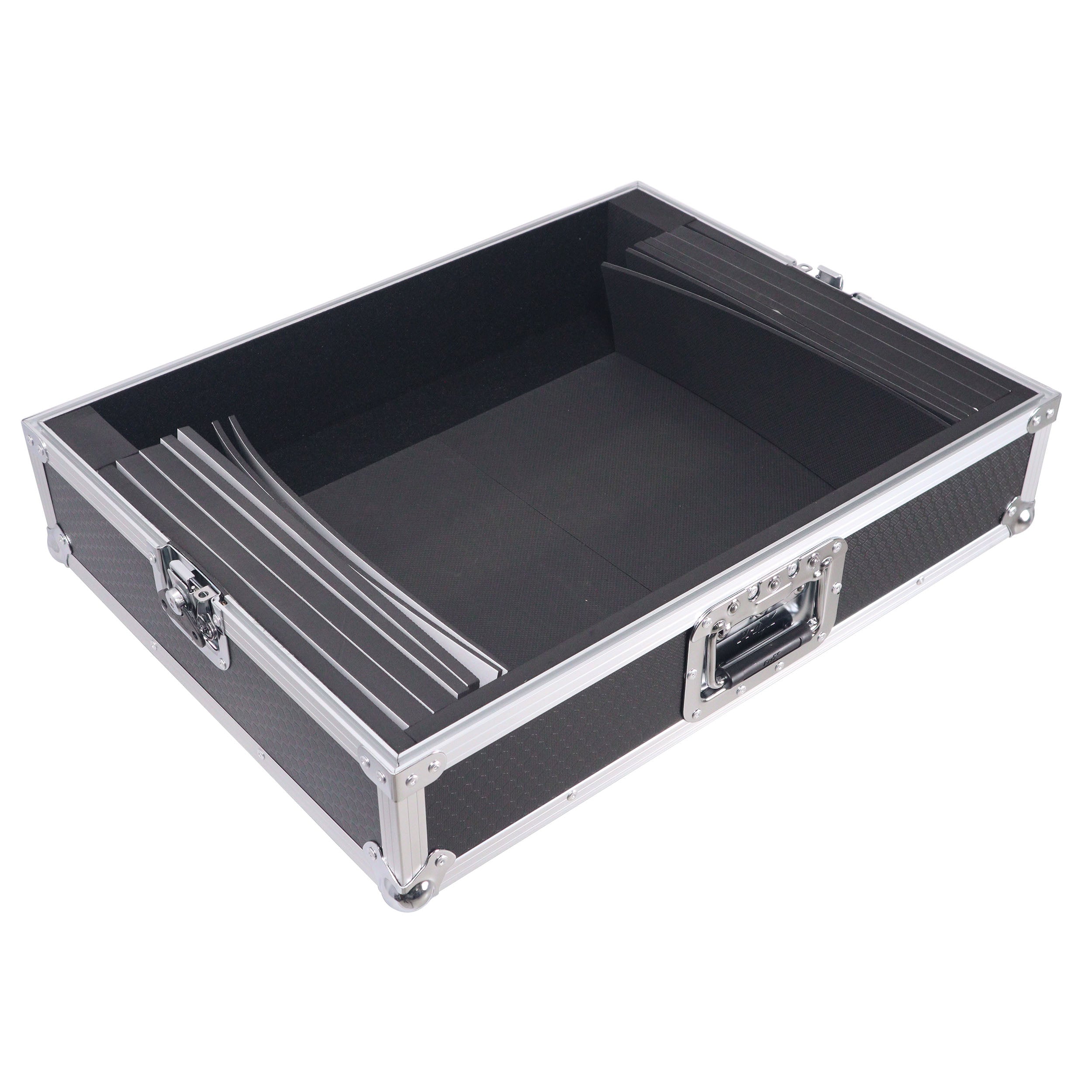 Universal Flight Style Road Case for CHAMSYS QuickQ 20 with Diced Foam Fits up to 24"x15" Mixers