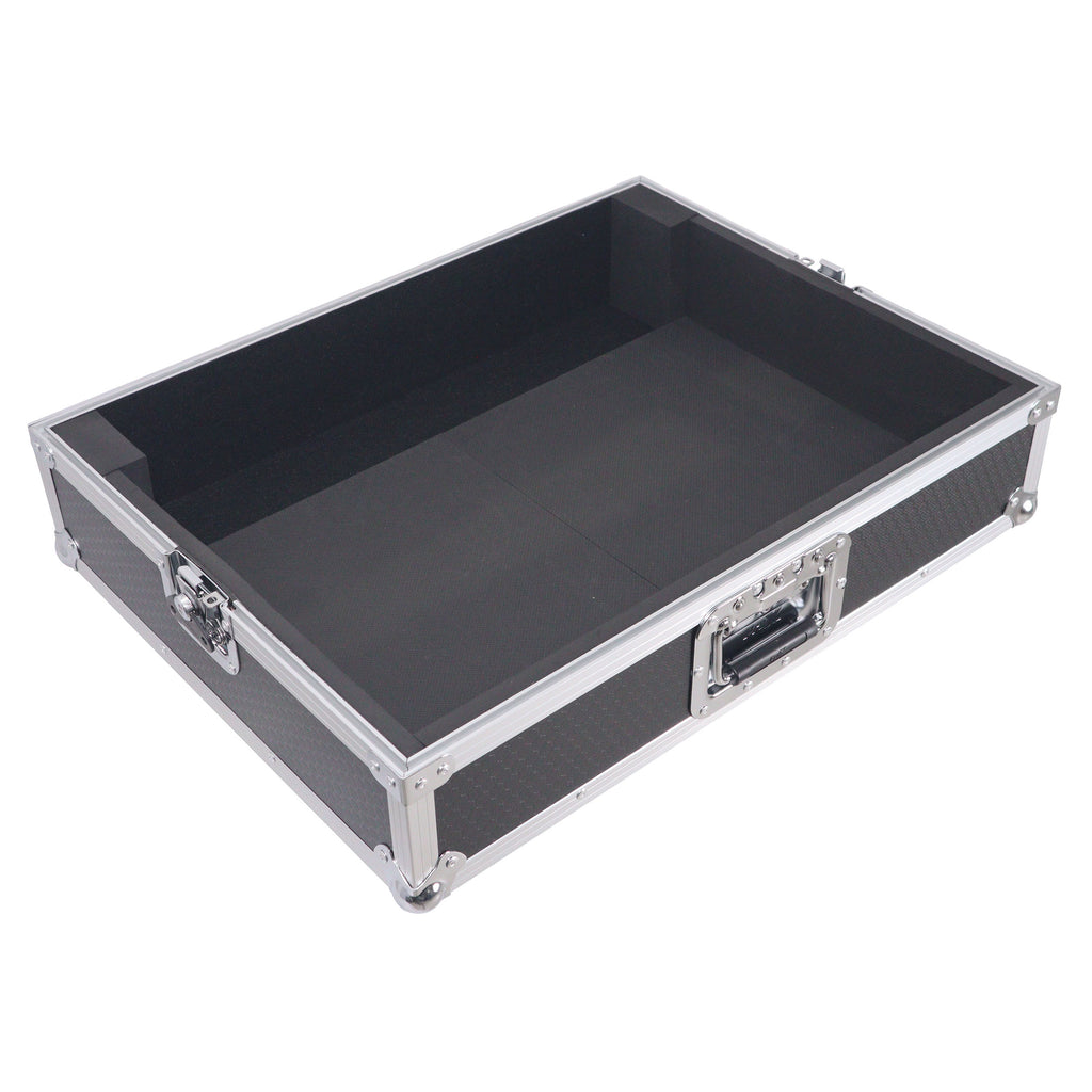 Universal Flight Style Road Case for CHAMSYS QuickQ 20 with Diced Foam Fits up to 24"x15" Mixers