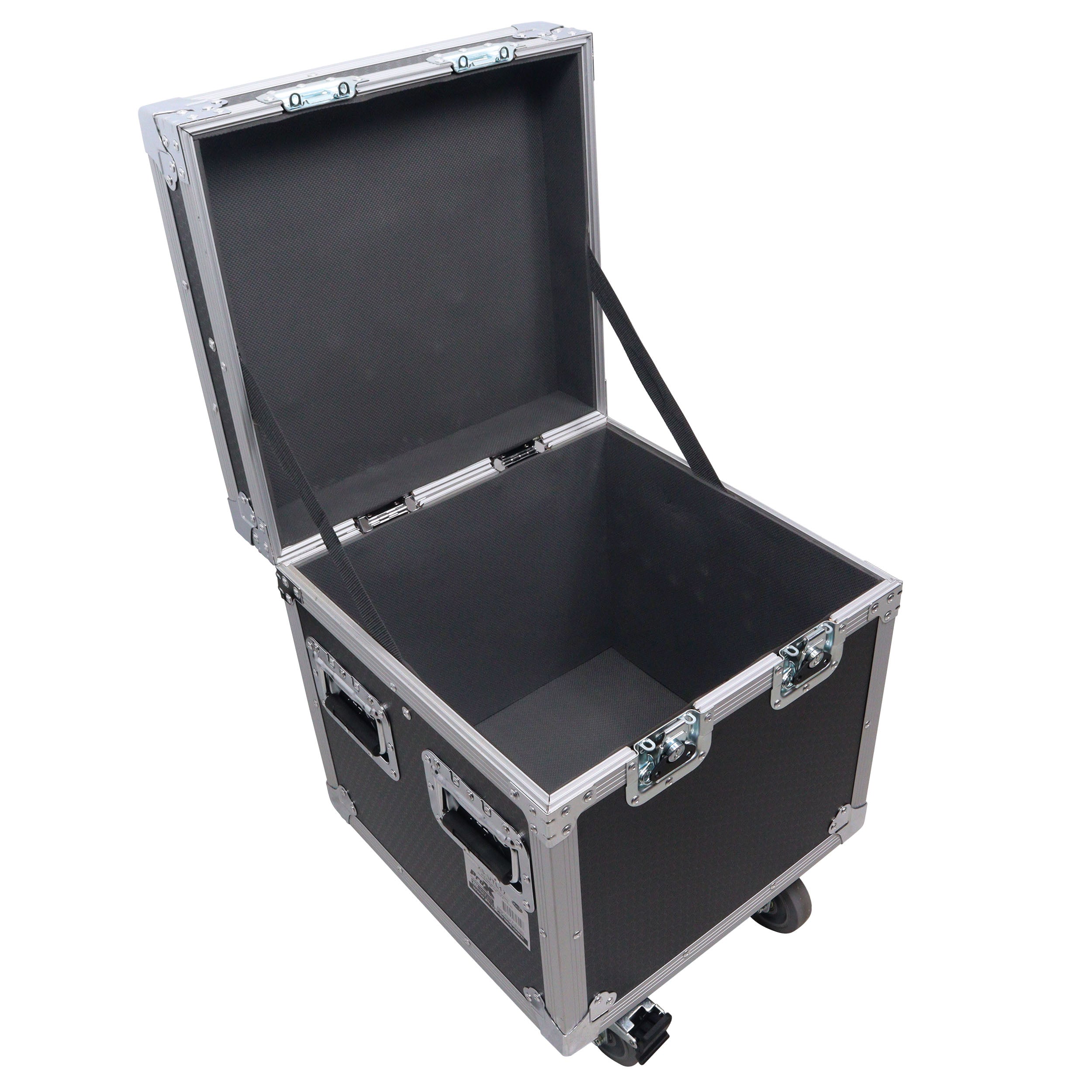 ATA Utility Flight Travel Heavy-Duty Storage Road Case with 4" in casters – 18"x18"x18' Exterior