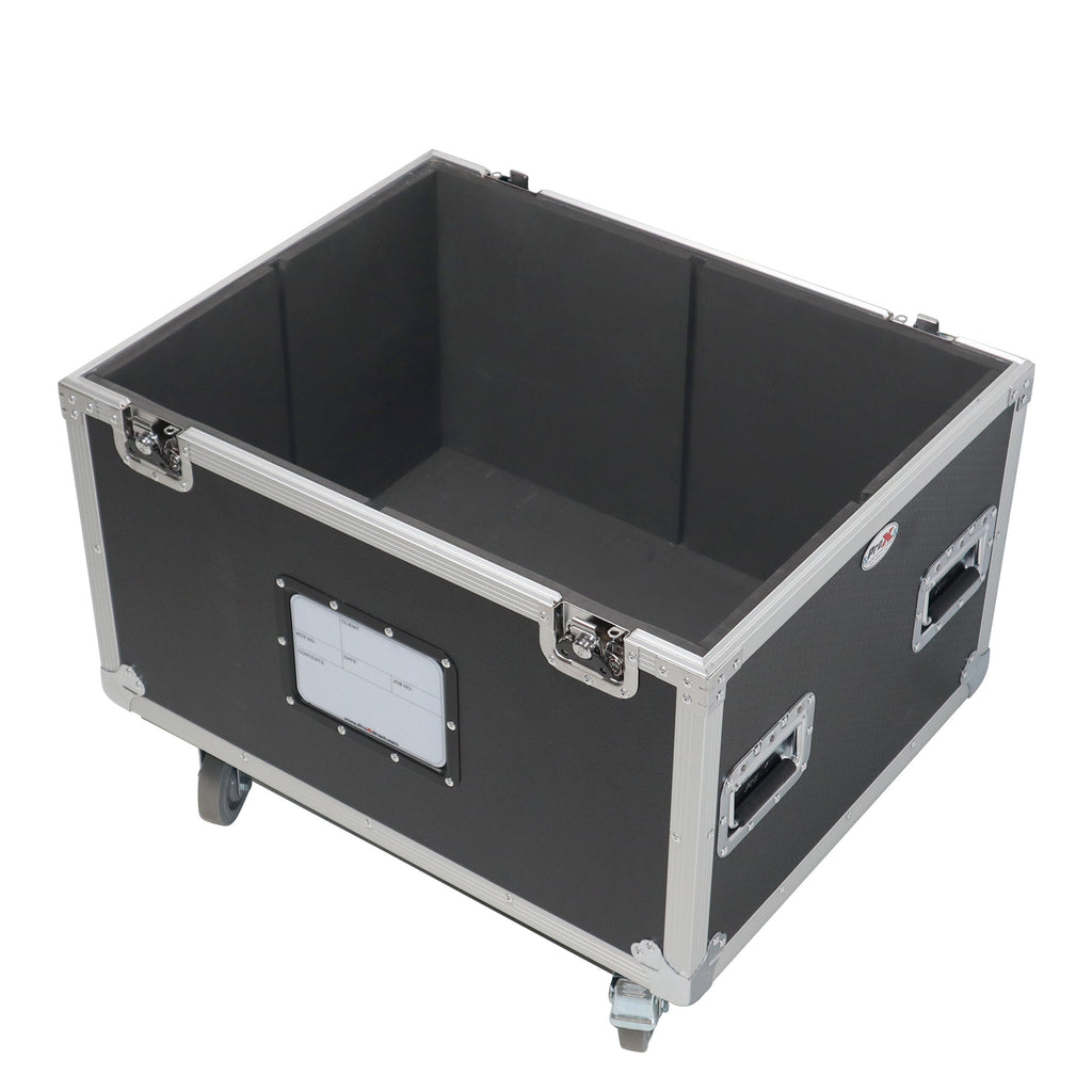 5 Tier TruckPax Utility ATA Flight Case Truck Storage Road Case with Dividers and 4" in casters – 24"x30"x68" Ext