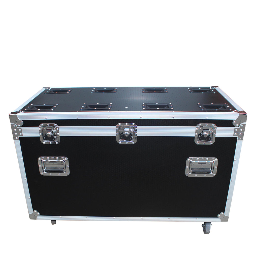 Package of 3 Utility ATA Flight Travel Storage Road Case – Includes 1-Large and 2-Half Size with 4" Casters