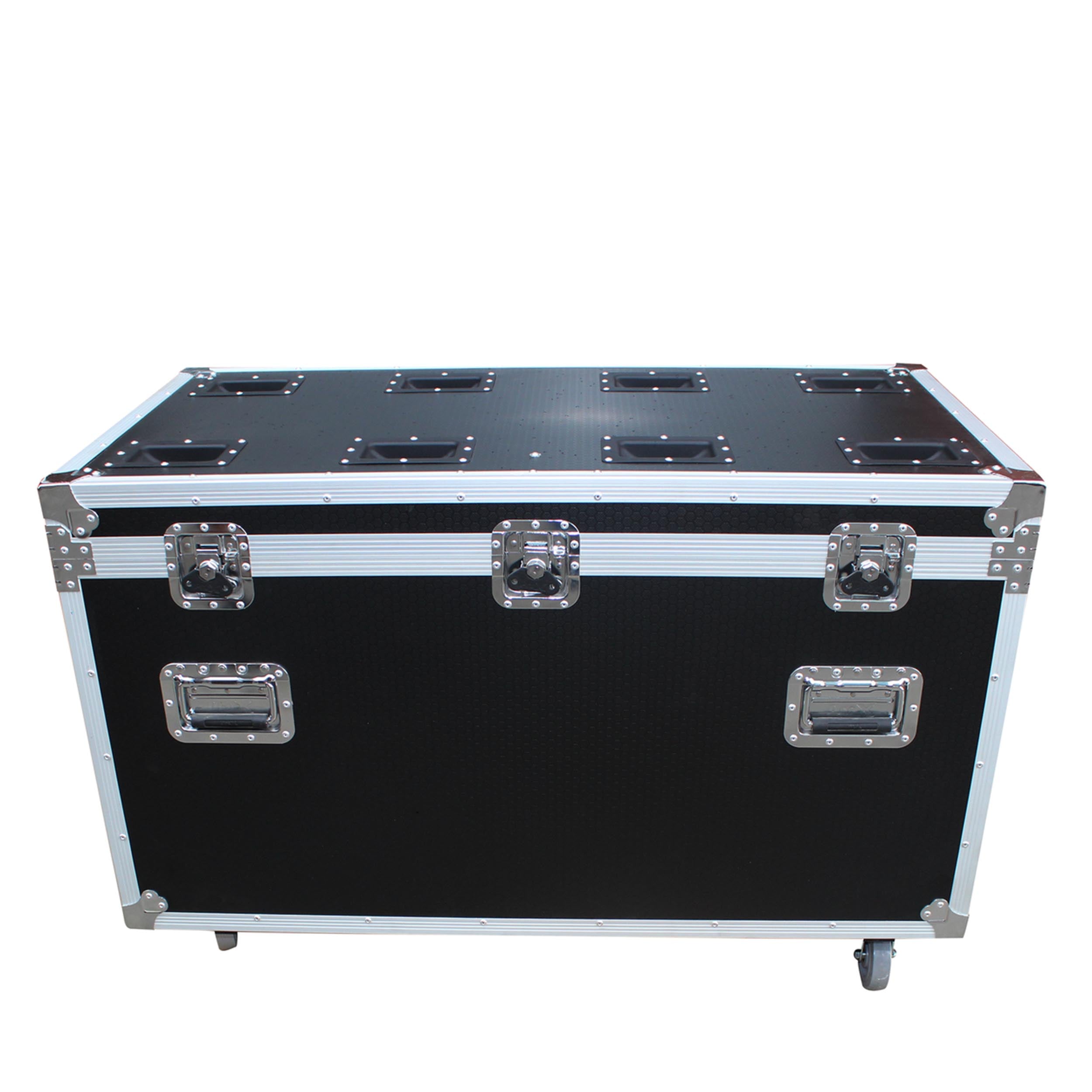 Package of 3 Utility ATA Flight Travel Storage Road Case – Includes 1-Large and 2-Half Size with 4" Casters