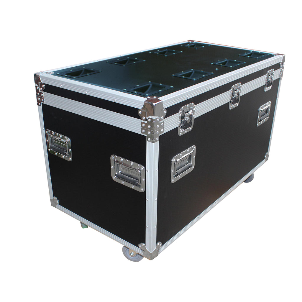 Package of 3 Utility ATA Flight Travel Storage Road Case – Includes 1-Large and 2-Half Size with 4" Casters