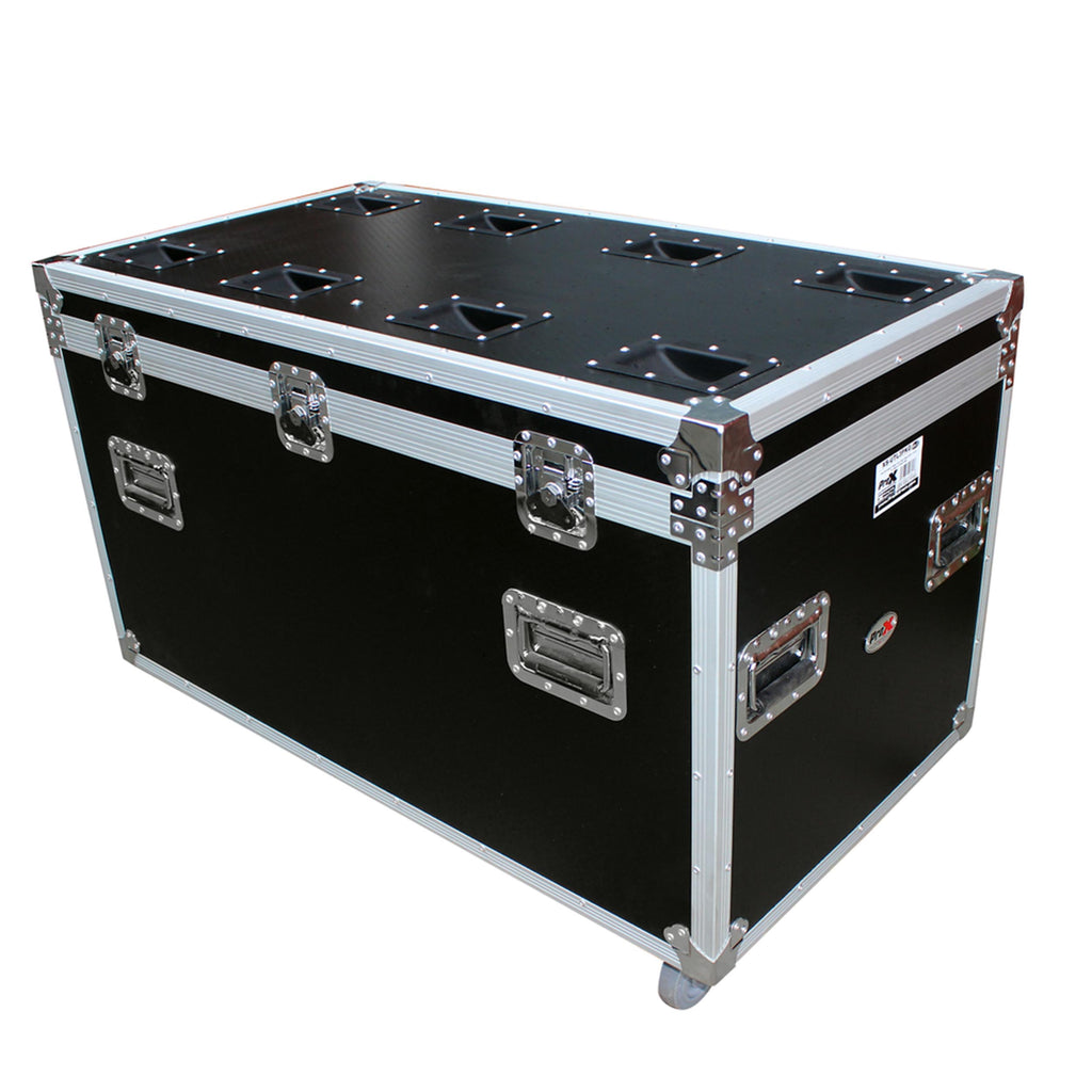 Package of 3 Utility ATA Flight Travel Storage Road Case – Includes 1-Large and 2-Half Size with 4" Casters