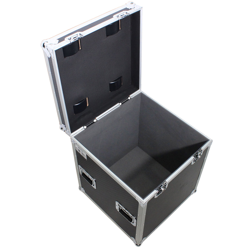 ATA Utility Flight Travel Heavy-Duty Storage Road Case with 4" in casters – 22.5"x22.5"x25" Exterior
