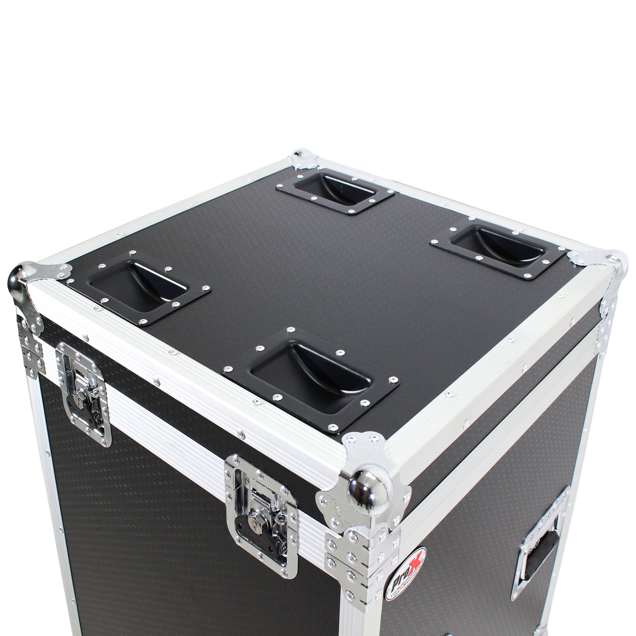 ATA Utility Flight Travel Heavy-Duty Storage Road Case with 4" in casters – 22.5"x22.5"x25" Exterior