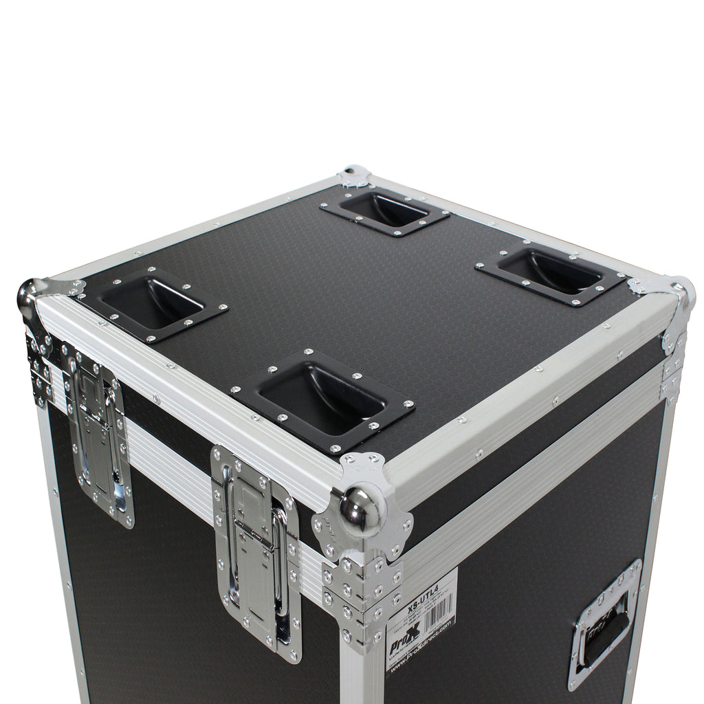 ATA Utility Flight Travel Heavy-Duty Storage Road Case with 4" in casters – 22.5"x22.5"x25" Exterior