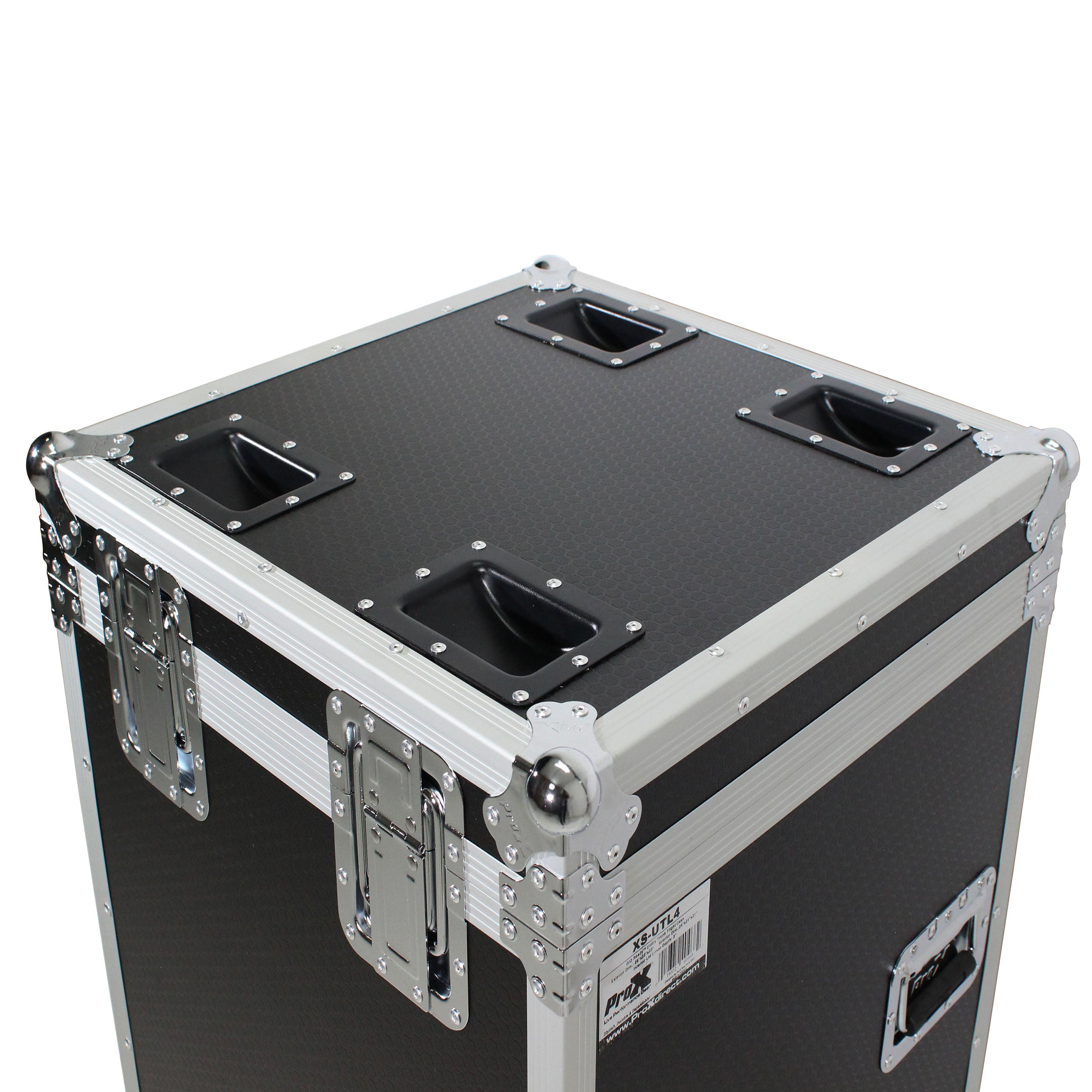 ATA Utility Flight Travel Heavy-Duty Storage Road Case with 4" in casters – 22.5"x22.5"x25" Exterior
