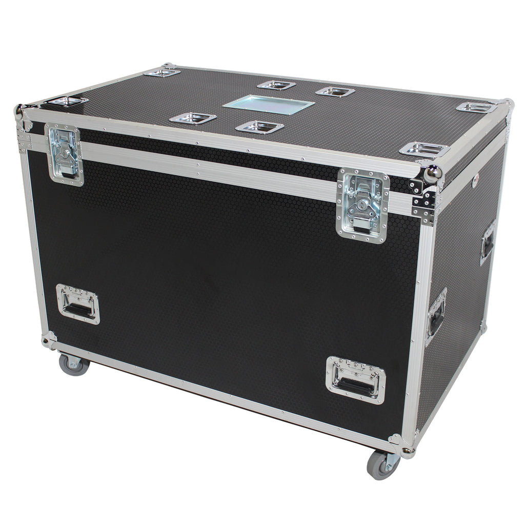 TruckPax Utility ATA Flight Case Truck Storage Road Case with Dividers Tray and 4" in casters – 48"x30"x36" Ext